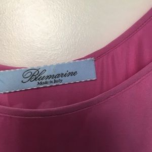 Blumarine pink silk blouse